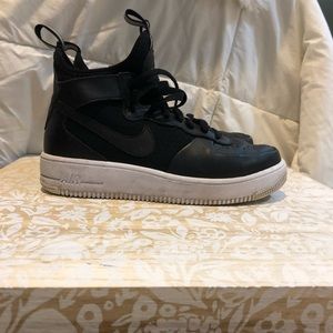 Black Nike Air Force Hightop